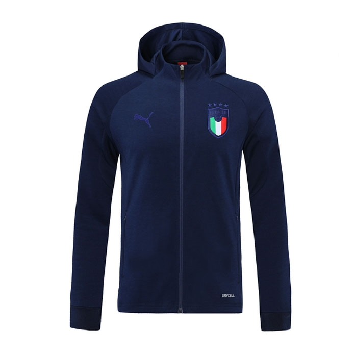 Chaqueta con Capucha Italia 2021 2022 Azul